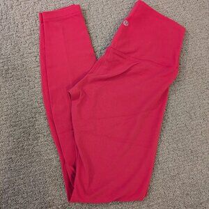 Lululemon Align Pant 28” Size 4 Ruby Red